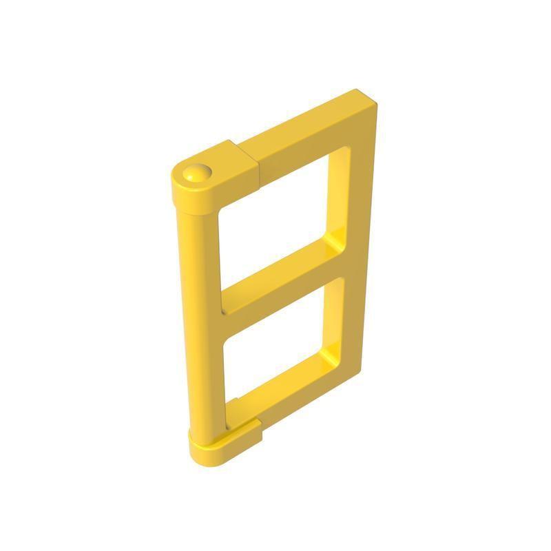 Compatible Building Block 60608 Small Particle Splicing Building Block Basic Spare Parts 1X2X3 Window Sash 3854