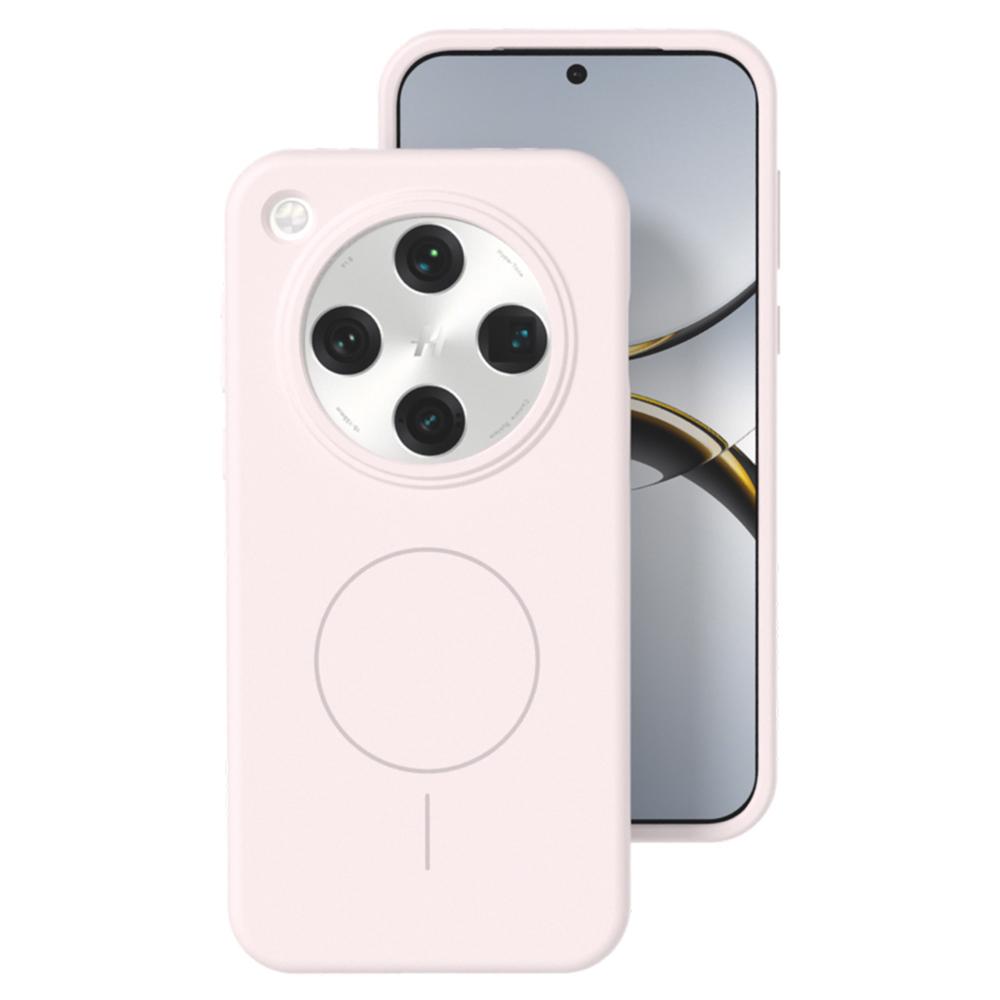 For Oppo Find X8 Pro 5G Liquid Silicone Case Compatible with MagSafe Skin-Touch Phone Cover