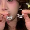 Niche Unique Design Cold Wind Water Drop Fringed Earrings Women's Ethnic Wind Earrings Temperament Earrings