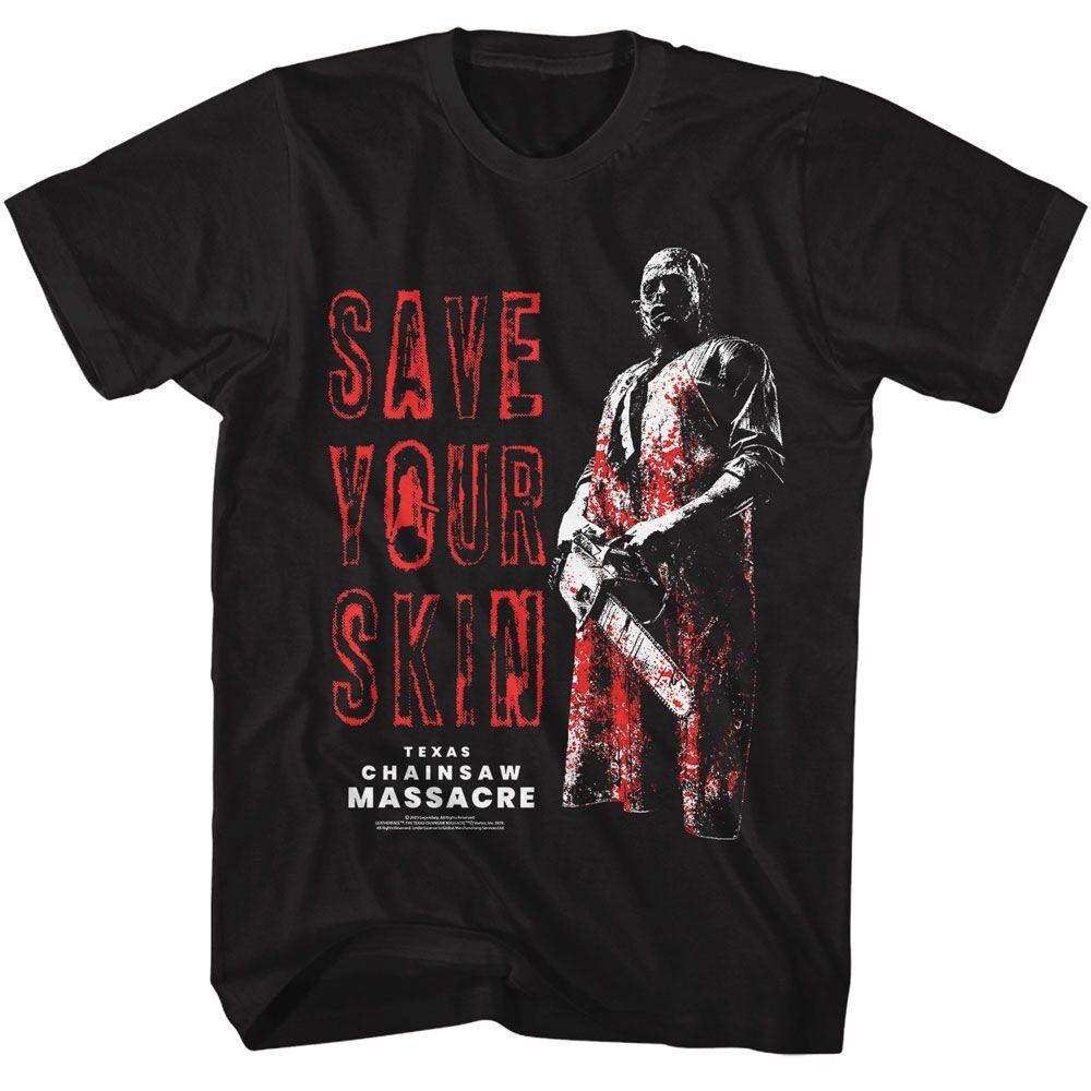 Texas Chainsaw Massacre Save Your Skin Movie Shirt M