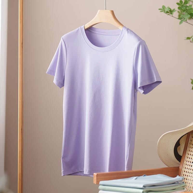 

Женская летняя футболка с коротким рукавом и круглым вырезом, новая модная, универсальная и удобная, топ из долго стиранного хлопка, не деформируется XXXL