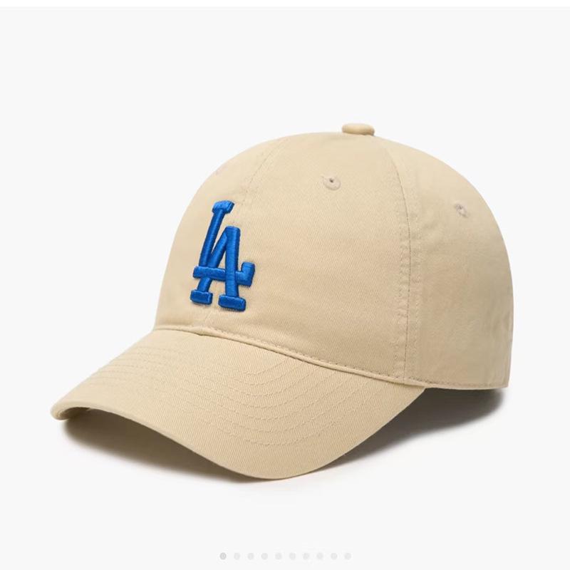 Korea MLB NY Yankees Verstellbare Baseballkappe, Unisex Softtop mit großem Logo und LA Duckbill-Design.