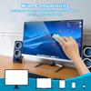 Microfiber Screen Cleaner Spray Bottle Set Mobile Phone Ipad Computer Microfiber Cloth Wipe Iphone Cleaning Glasses Wipes