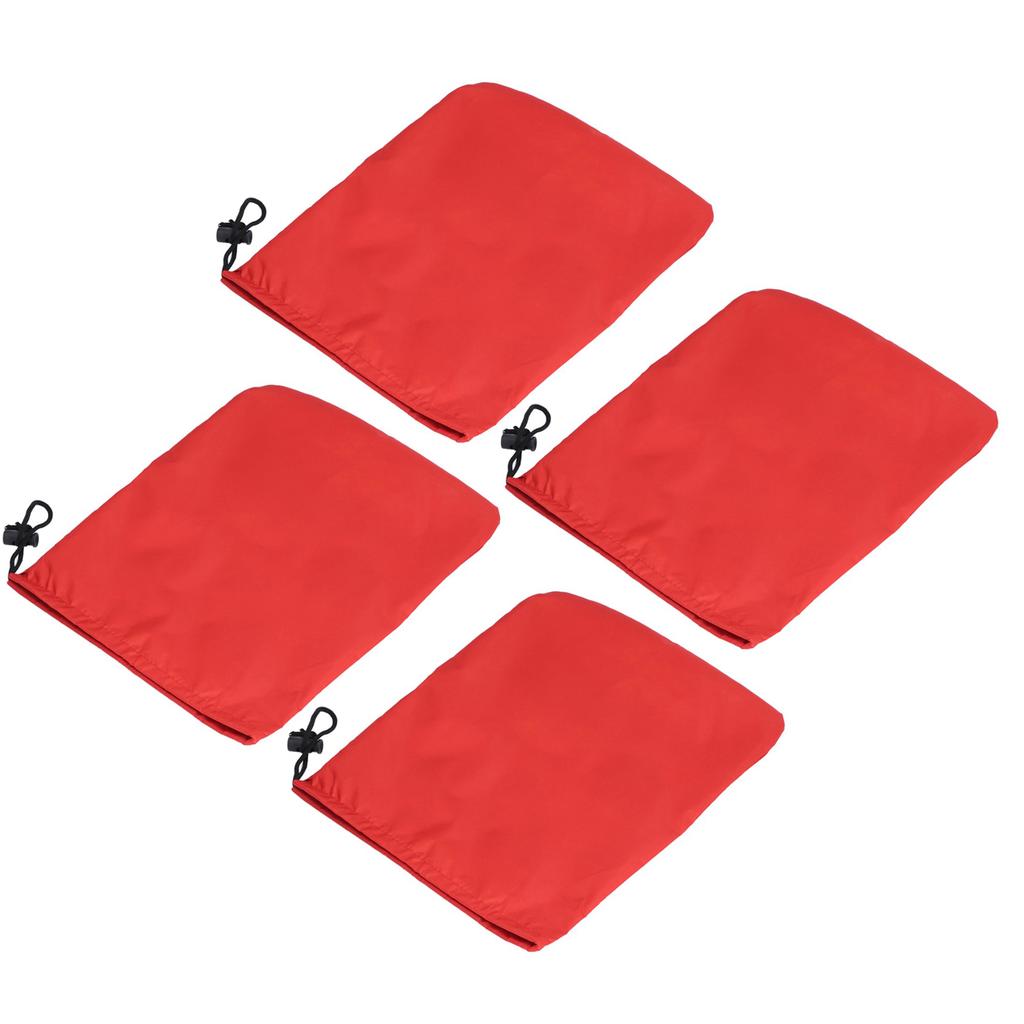 4 Stück Auto Rückspiegel Schutzhülle 190T Polyester Taft Armatur Frostschutz Abdeckung Rot