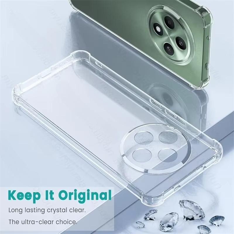 Poduszki powietrzne Odporne na wstrząsy Przezroczyste Silikonowe Etui dla Oppo Reno 13 12 F 11 10 7 Pro A60 A78 A95 A58 A57 A38 A18 A54 4G 5G TPU Miękkie Etui