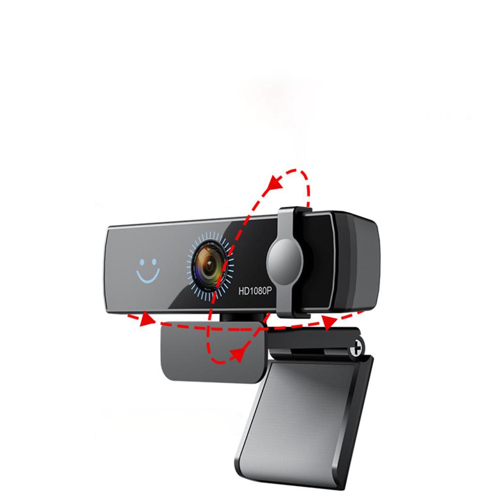 HD facial recognition 1080P driver-free computer USB camera with microphone