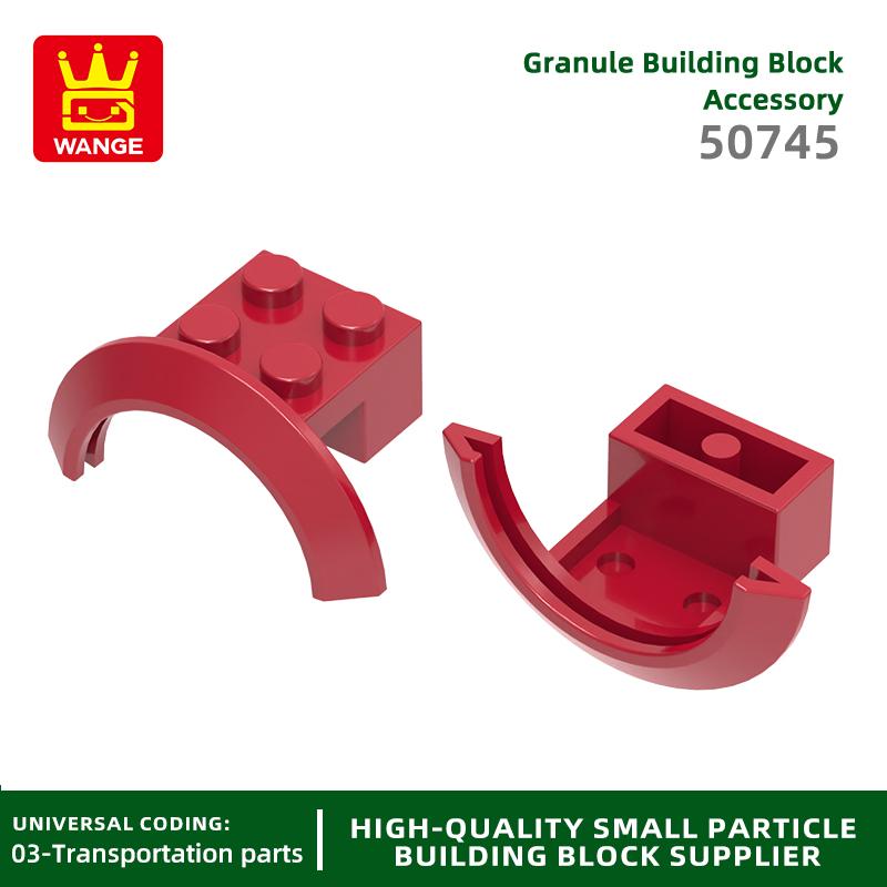 65Pcs/lot 50745 Wheel Arch Construction Bricks MOC Accessories Works With Featuring Blocks Kids Playthings Gift Idea Box