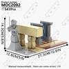 MOOXI Space Wars Movie Throne Military Conference Room Scenario Model Building Block DIY Diorama Bricks For Kids Montessori Toys