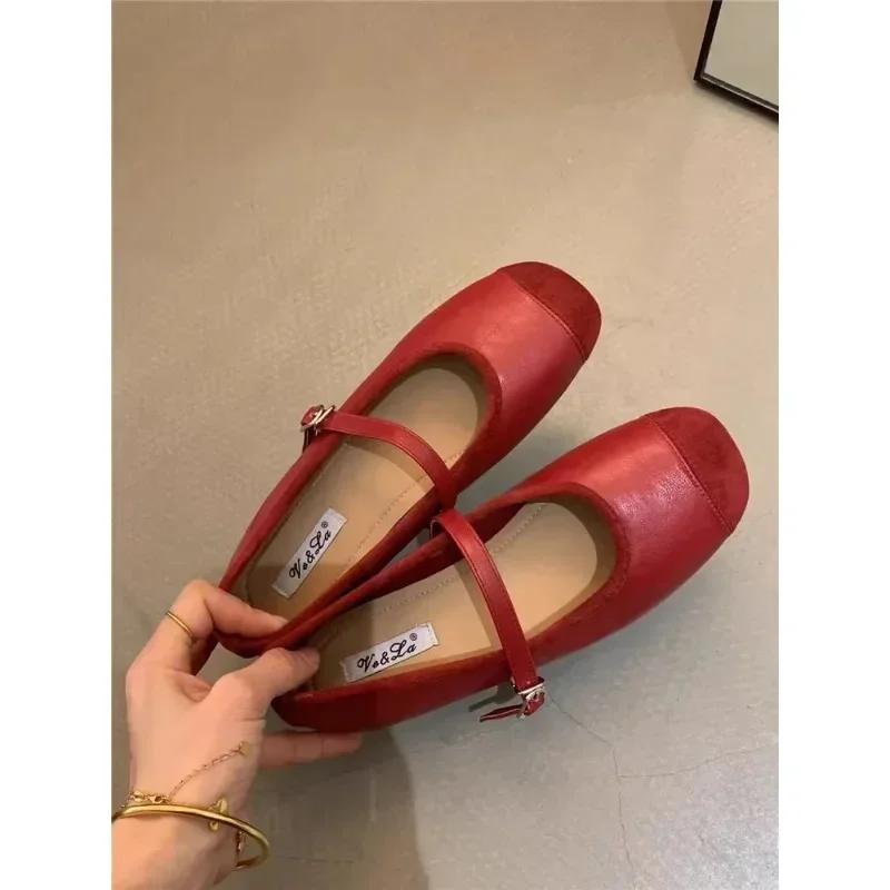 Fashion Designer Silvery Women Ballet Flats 2025 Fashion Ladies Casual Soft Sole Flats Spring Women's Comfort Shallow Ballerina Shoes