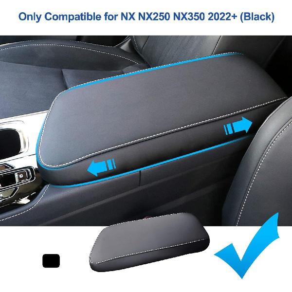 

for 2022 2023 2024 2025 2026 Lexus NX Center Console Cover, for NX250/NX350/NX350h/NX450h+ Console Armrest Cover,Waterproof&Comfy Leather Armrest