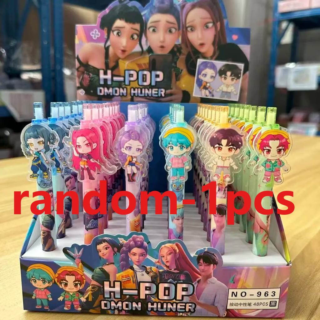 KPop Devil Hunter Student Pen Exam Drawing Set Anime Cartoon Character Stationery, School Supplies Gifts