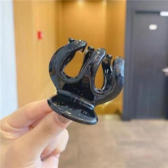 

Прозрачная овальная заколка-краб для волос в корейском стиле для женщин - Универсальный головной убор для пучков и хвостиков