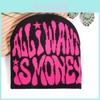 Street Style Knit Hat With Alphabet Pattern For Urban Casual Wear