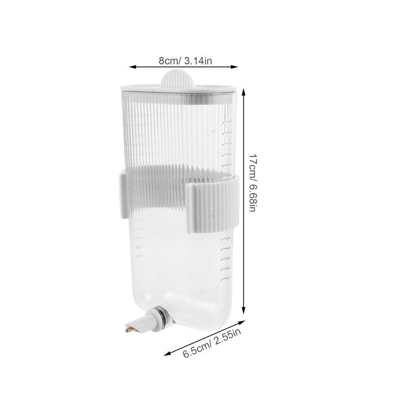 360 Ml Parrot Waterer Automatic Bird Cage Water Dispenser No Mess Plastic Drinking Feeder for Budgie Cockatiel Canary Hanging