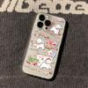 Cute Lamb Pattern Phone Case for IPhone 13 12 15 11 16 14 Pro Max IPhone 15 16 14 Plus Fashionable Transparent Protective Case