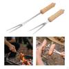 Barbecue Grill Fork Utensil Tool Portable BBQ Meat for Campfire Grilling Party Outdoor