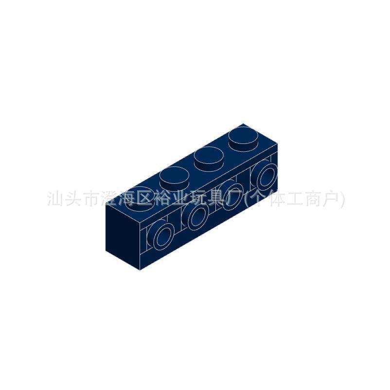 Universal 1x4 Single-Sided Adapter Stud Brick for DIY Building Block Accessories - Model 30414 0.5 kg