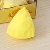 Triangle Cheese Squeeze Toy Stress Relief Yellow Cheese Fidget Toy Relaxation Focus Aid Stress Ball Simulated Cheese Sensory Toy