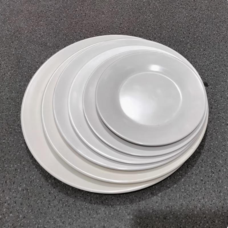 Taisun 10-inch Melamine Round Dinner Plates (Set of 6)