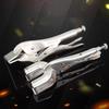 Locking Pliers Adjustable Wear Resistant Flat Head Vise Locking Grip Pliers Multifunction Welding Clamps Hand Tools