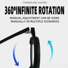 360°rotating Adjustable Anti-blue Light Glasses New Progressive Multifocal Presbyopia Glasses Neutral Farsightedness Glasses+4.0