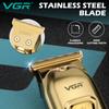 VGR V-965 USB Electric Hair Trimmer Rechargeable Shaver Razor with Led Digital Display Cordless Adjustable Clipper Hair Barber Home Razor Shaver