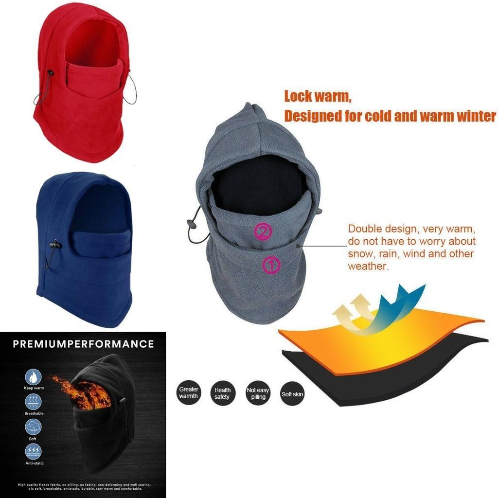 Versatile Windproof Cycling Motorcycle Balaclava Soft Comfortable Neck Cover Hat