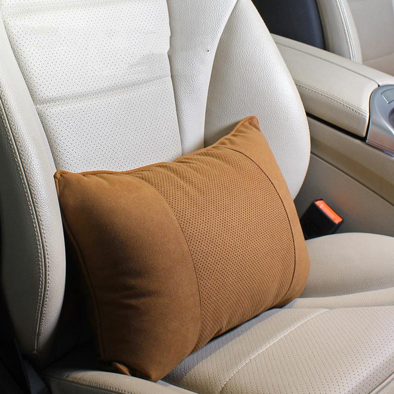 High-Grade Car Neck Pillow For Mercedes Benz Maybach - Breathable Hole Car Headrest Auto Lumbar Pillows Interior Accessories