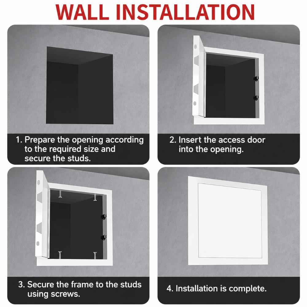 Aluminum Alloy Access Door Removable Ceiling Panel Rust Resistant Access Panel