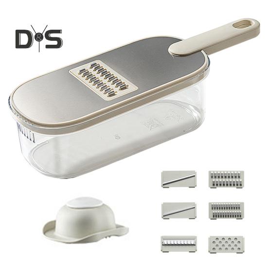 Käsereibe, Gemüsereibe, Edelstahl-Gemüsehobel, Reibe, Mehrzweck-Küchenwerkzeug zum Schneiden und Zerkleinern