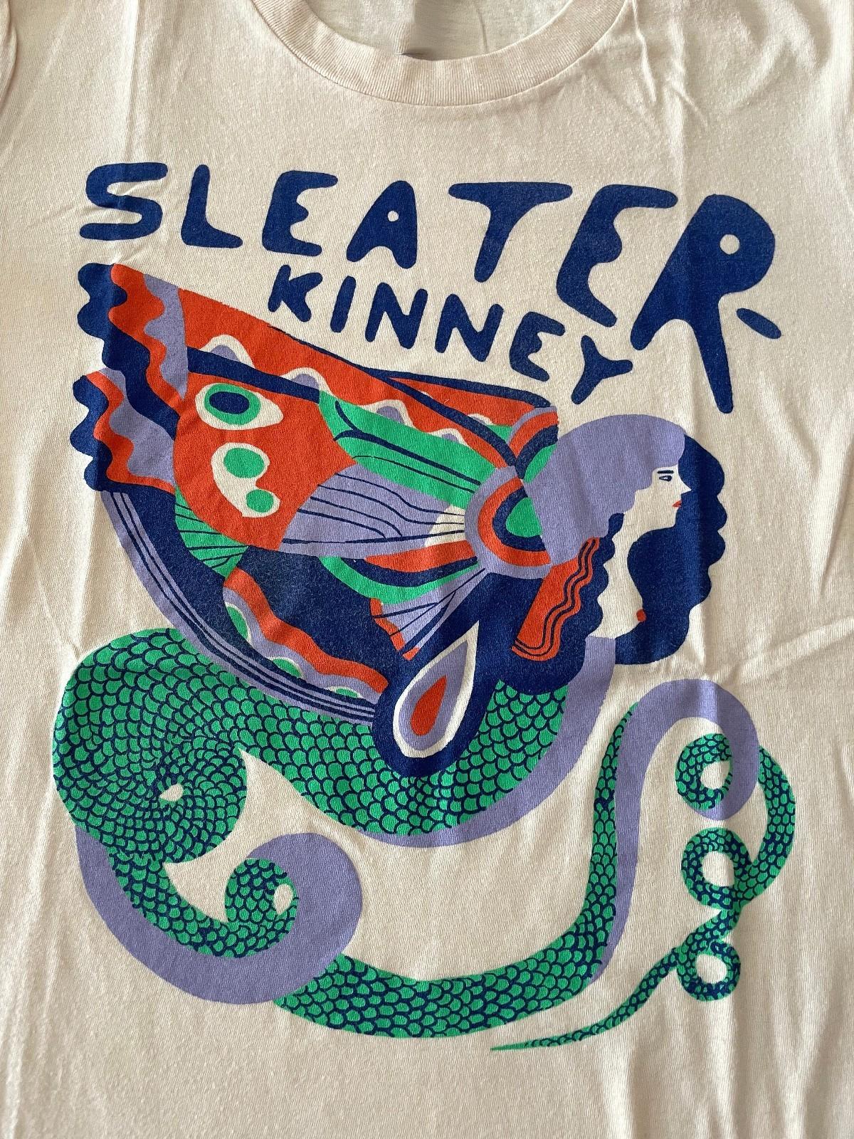 Vtg Sleater Kinney Band UnisexT-Shirt Short Sleeve Adult NZ388 FREE SHIPPING XXL