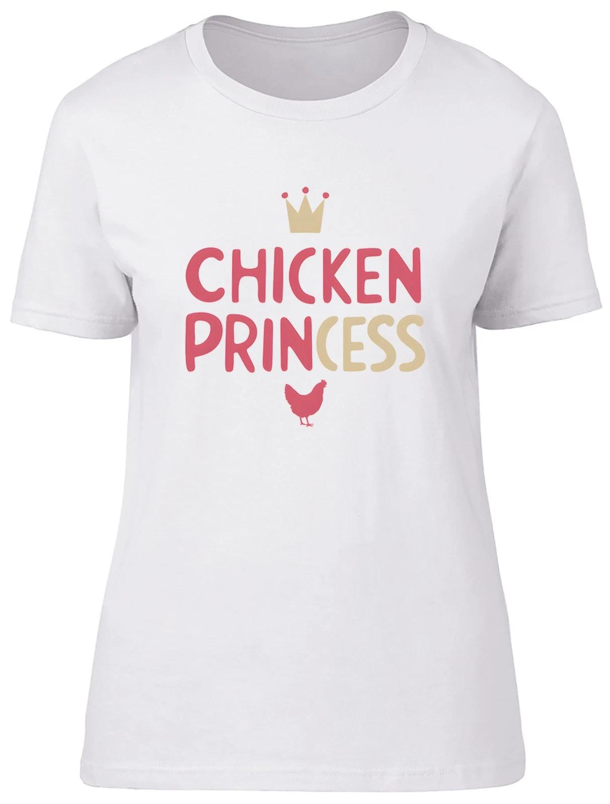 Chicken Princess Crown Hen Womens T-Shirt Ladies Gift Tee XXXXL