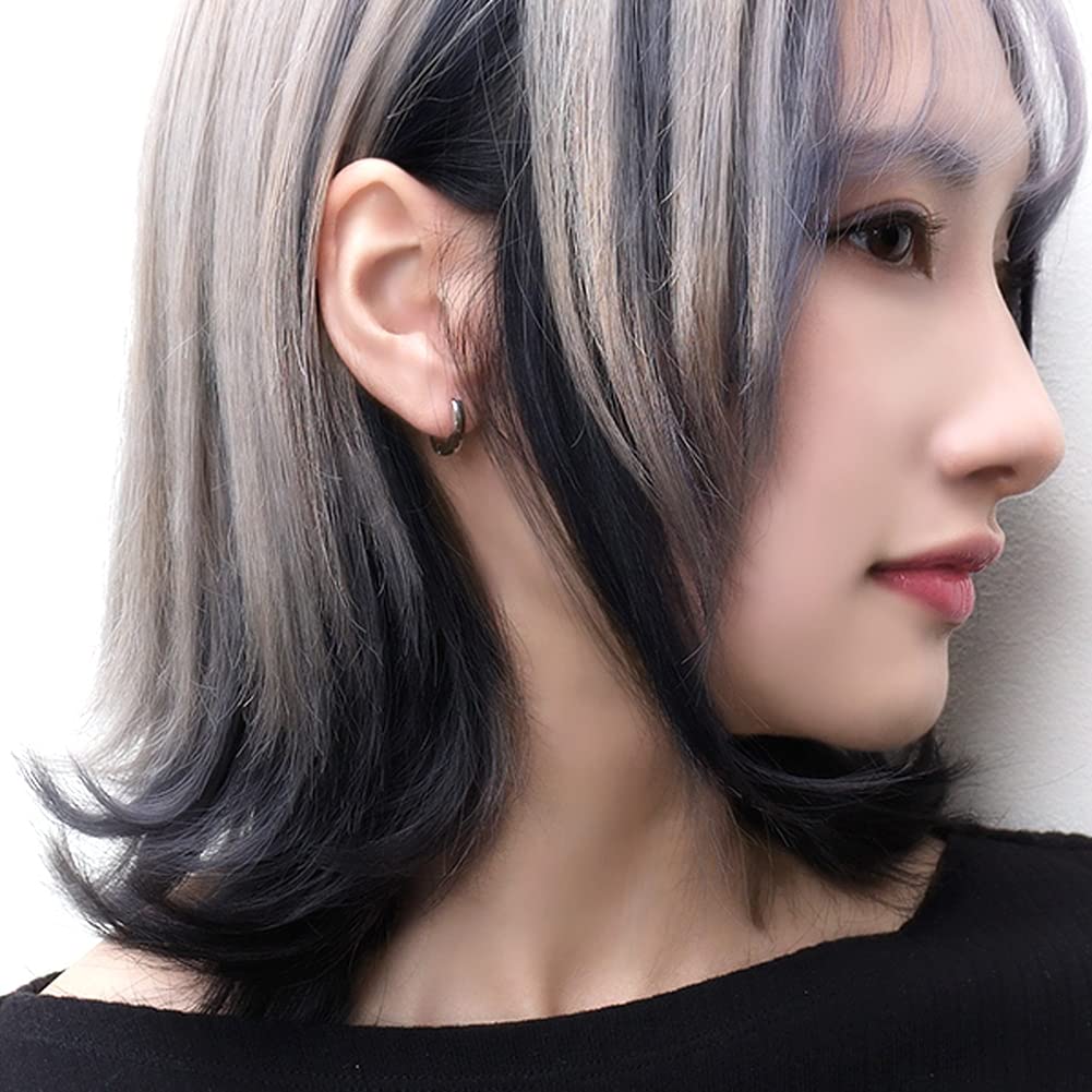 [Zanipolo Terzini] Hoop Earring, Surgical Stainless Steel, Single Earring (1P), Simple, Men's Ring Earring, Hypoallergenic