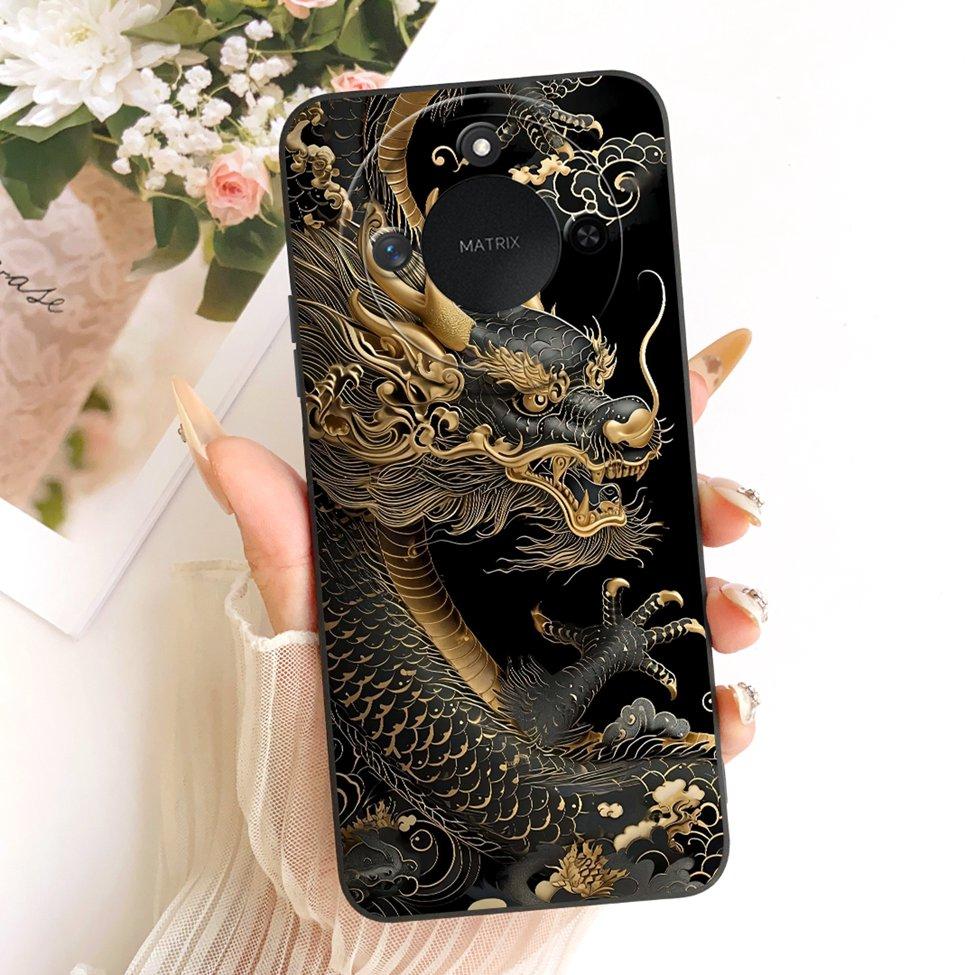 6.8'' For Honor X9c Smart Case Silicone Fashion Luxury Cute Cartoon Painted Cover For Honor X9c Smart Funda