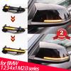 For BMW 1 2 3 4 X1 M Series F20 F21 F22 F30 E84 F87 I3 i3S Black Dynamic Turn Signal LED Rearview Mirror Indicator Blinker Light
