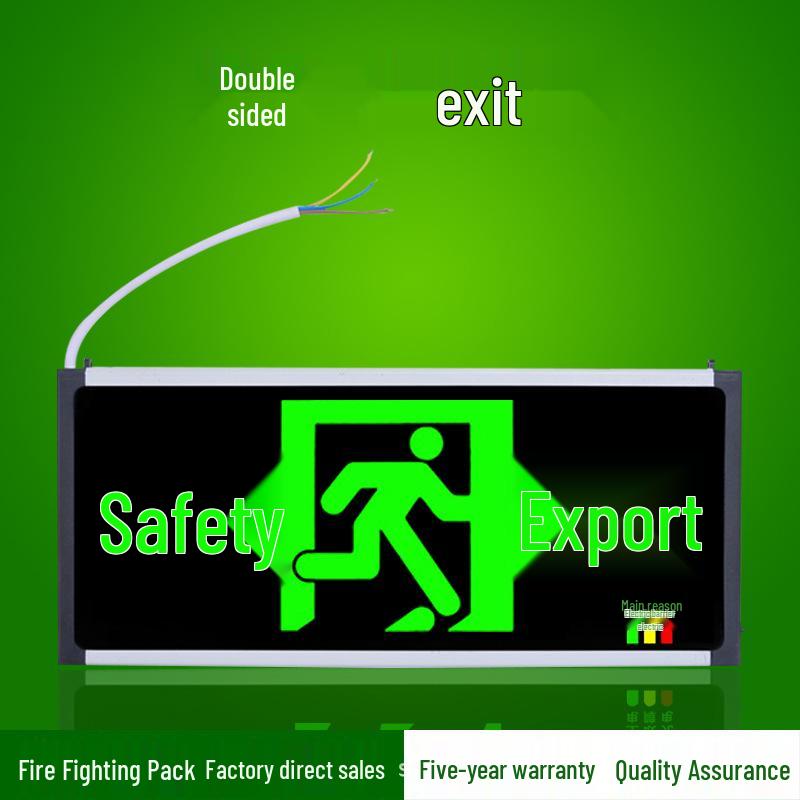 LED Emergency Exit Signs & Lights for Fire Evacuation