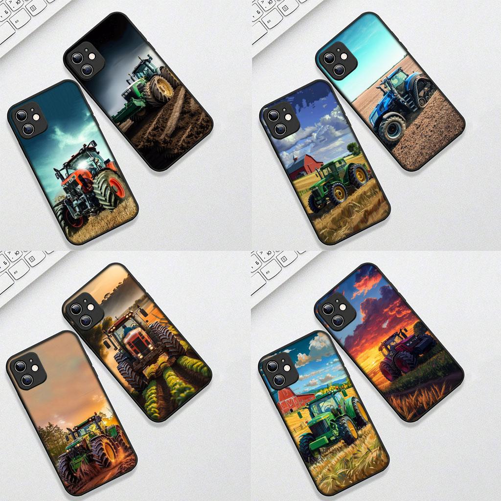 Cover for Xiaomi Poco C71 C65 C61 X7 X6 X5 M6 M7 F6 F7 F8 Ultra Pro C75 Casing Phone Case Farm Vehicle Tractor Field