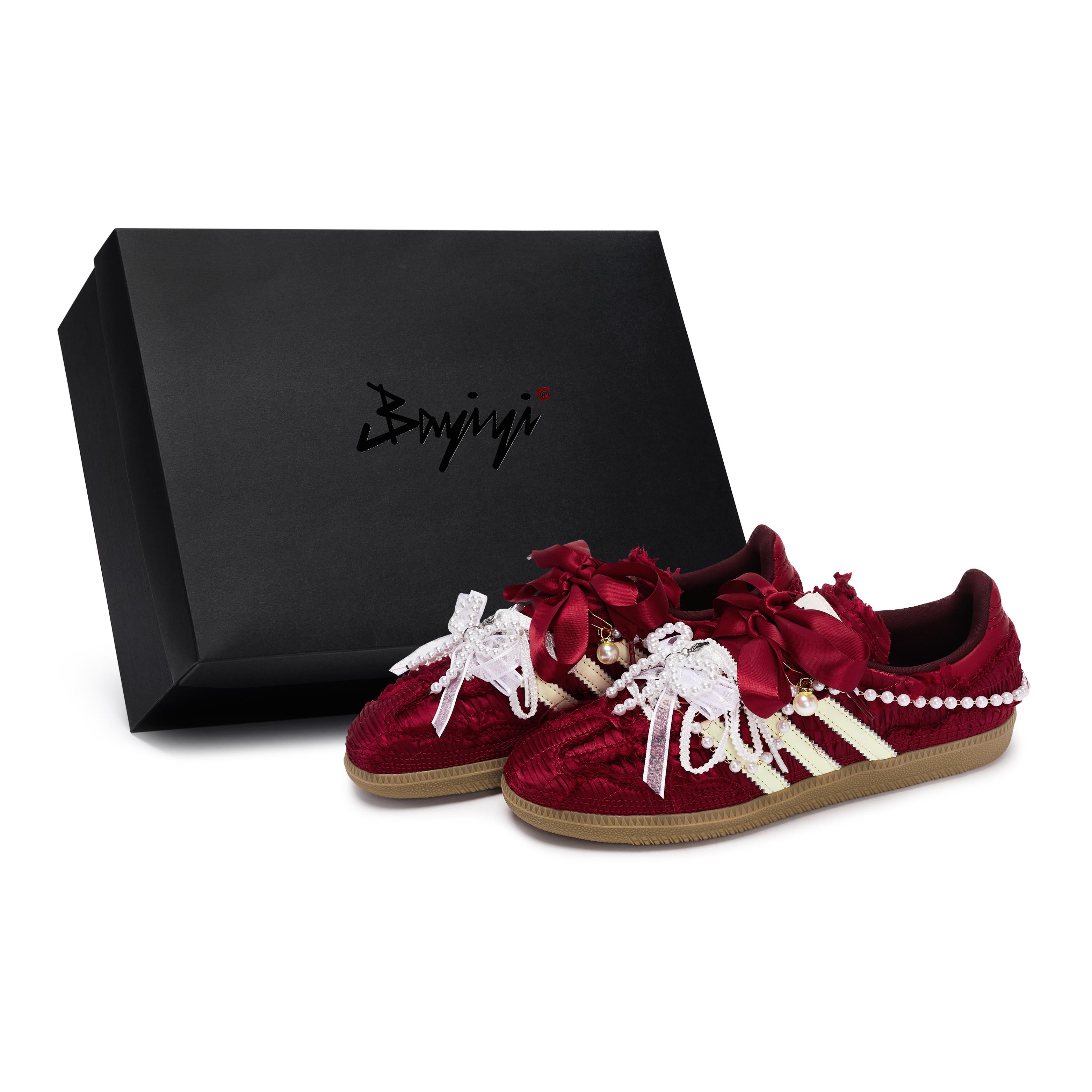 

Adidas Originals SAMBA OG German Army Trainers Unisex Low Top Red JP9281(Team80-S-BOX) 37⅓