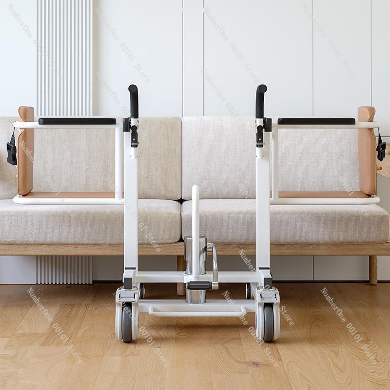 Elderly Transfer Lift Chair Hydraulic Toilet Chair Disabled Trolley Patient Relocation Machine Wheelchair Assisted Standing