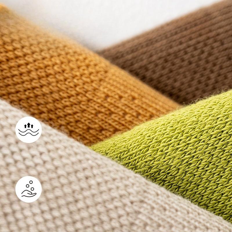 Women's Pure Cotton Loose Socks, Summer Thin Mesh Breathable Long Socks, Antibacterial and Deodorizing Postpartum Socks