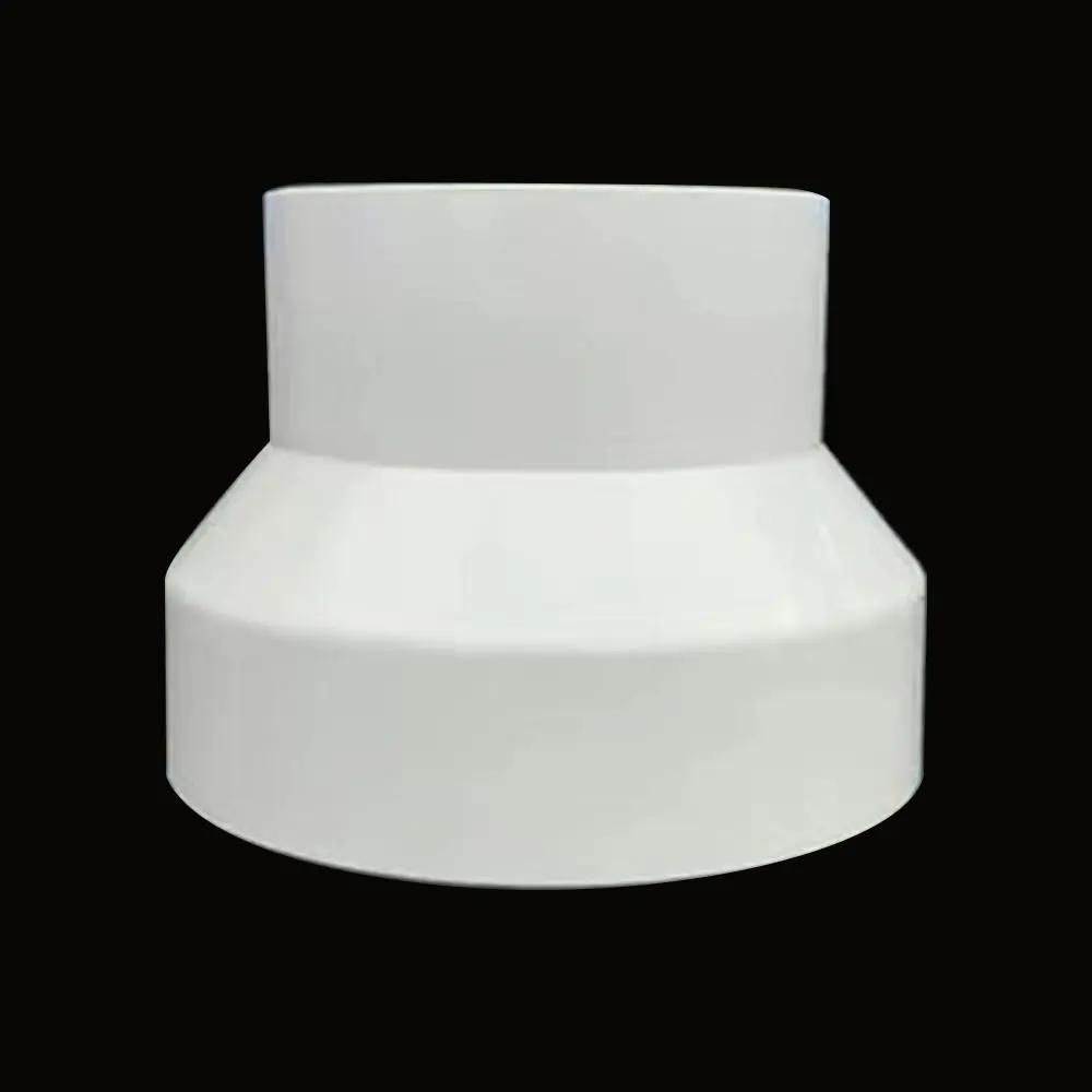Exhaust Pipe Reducer Adapter ABS White 110-100/150-100/200-150 Variable Diameter Ventilation Pipe Fittings Home Hardware