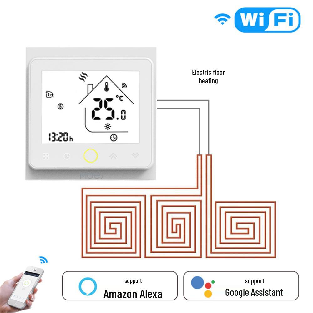 Zigbee/WiFi Tuya Smart Floor Heating Thermostat - Voice/App Control Timer Switch