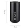 400ml Stainless Steel Coffee Thermos Bottle Thermal Mug Leakproof Car Vacuum Flasks Coffee Cup Travel Portable Insulated Bottles