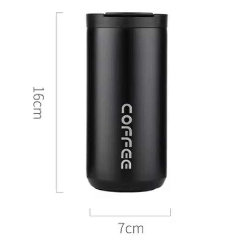 400ml Stainless Steel Coffee Thermos Bottle Thermal Mug Leakproof Car Vacuum Flasks Coffee Cup Travel Portable Insulated Bottles