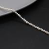 1String, White Near Round Pearl 3-3.5mm, Fashion Women Natural Freshwater Pearl Beads for Jewelry Making DIY Crafts, Luxury Bulk Gifts 36cm
