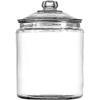 2 Gallon Glass Storage Jar with Lid Wide Mouth Food Container Perfect Dry Goods Candy Cookies Flour Rice Coffee Spices