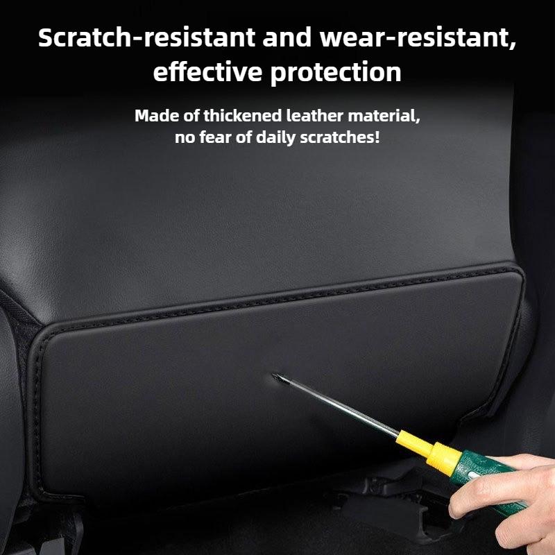 Car Anti-dirty Seat Back Protective Mat For GR Sport Camry Corolla Yaris Hilux Prius Avensis Anti Kick Pad Accessories