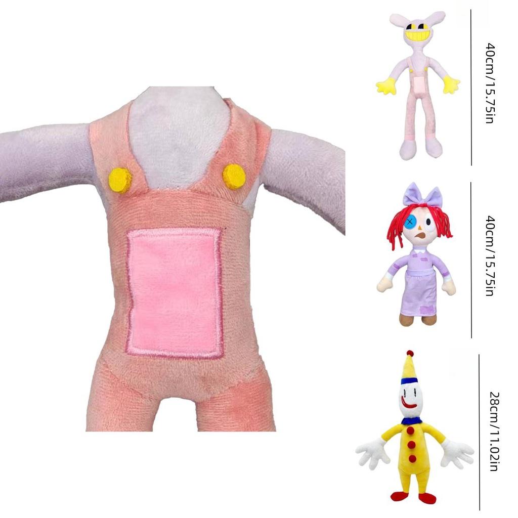 Der Erstaunliche Digitale Zirkus Plüschtier Entzücker Hase Stofftier Clown Anpassbares Design