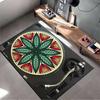Colorful Mandala Turntable Design Rug - Non-slip Rug Suitable for Living Room and Bedroom Sofas.
