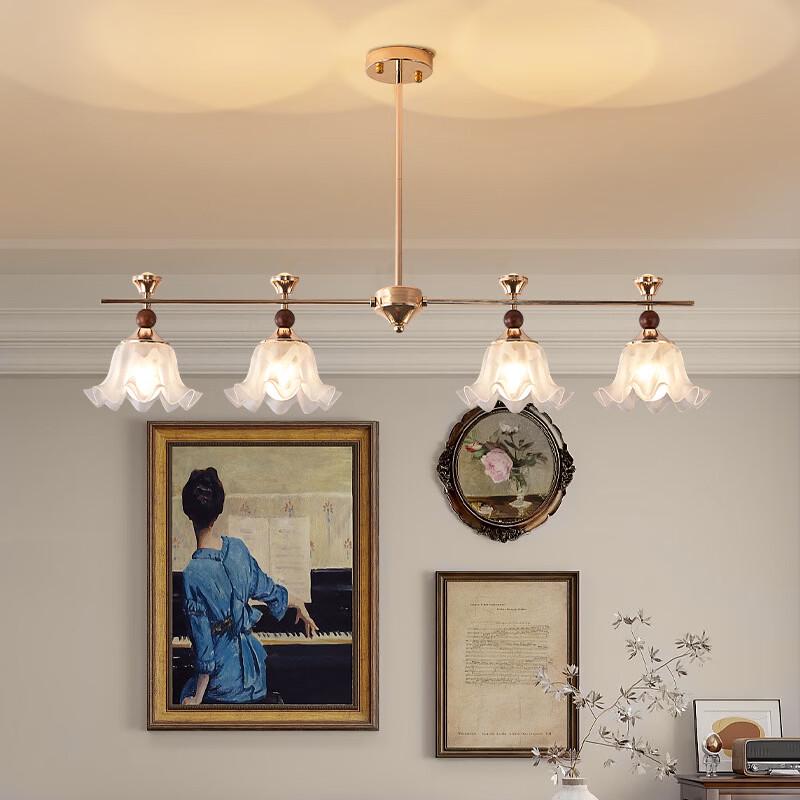 Nufeng American Retro 6-Head Round Chandelier